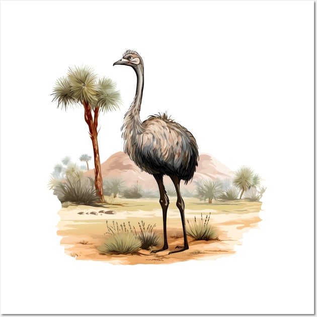 Ostrich Wall Art by zooleisurelife